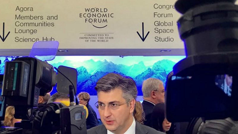 Predsjednik Vlade u Davosu: Multinacionalne kompanije imaju veliki interes za daljnja ulaganja u Hrvatsku 